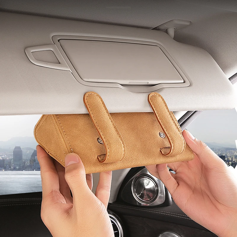 Держатель для солнцезащитных очков магнитный автомобильный козырек Чехол
