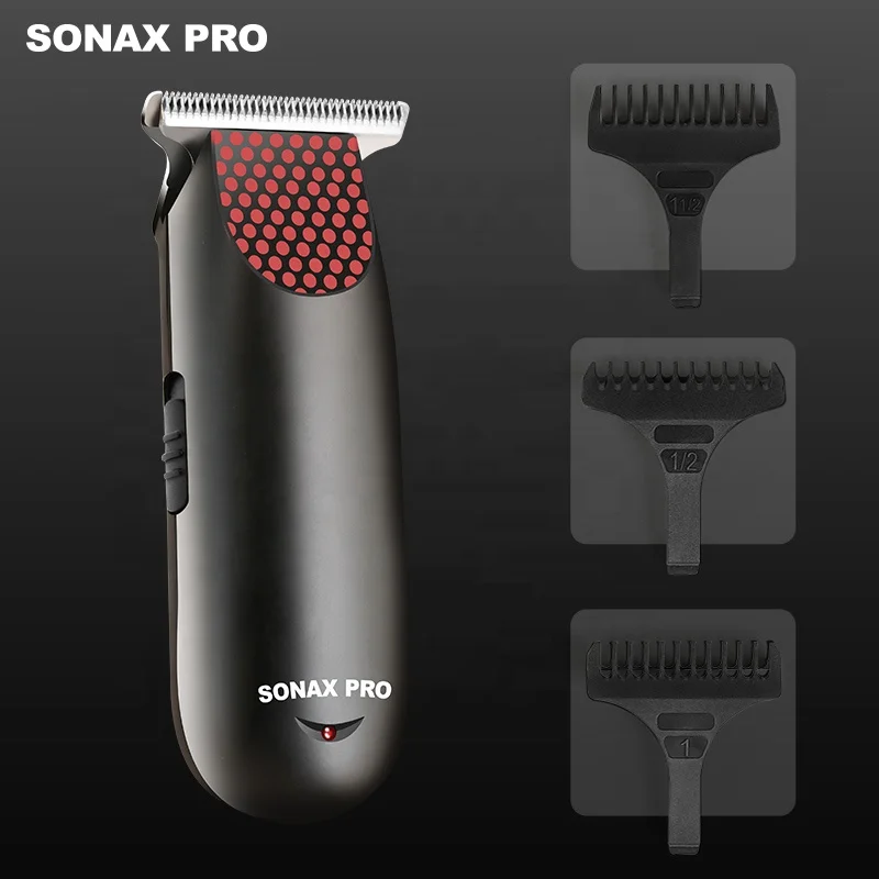 

SONAX PRO High Quality Mini Portable Black Zero Cutting Machine Men Use Professional Hair Clippers Trimmer for Man SN-8101