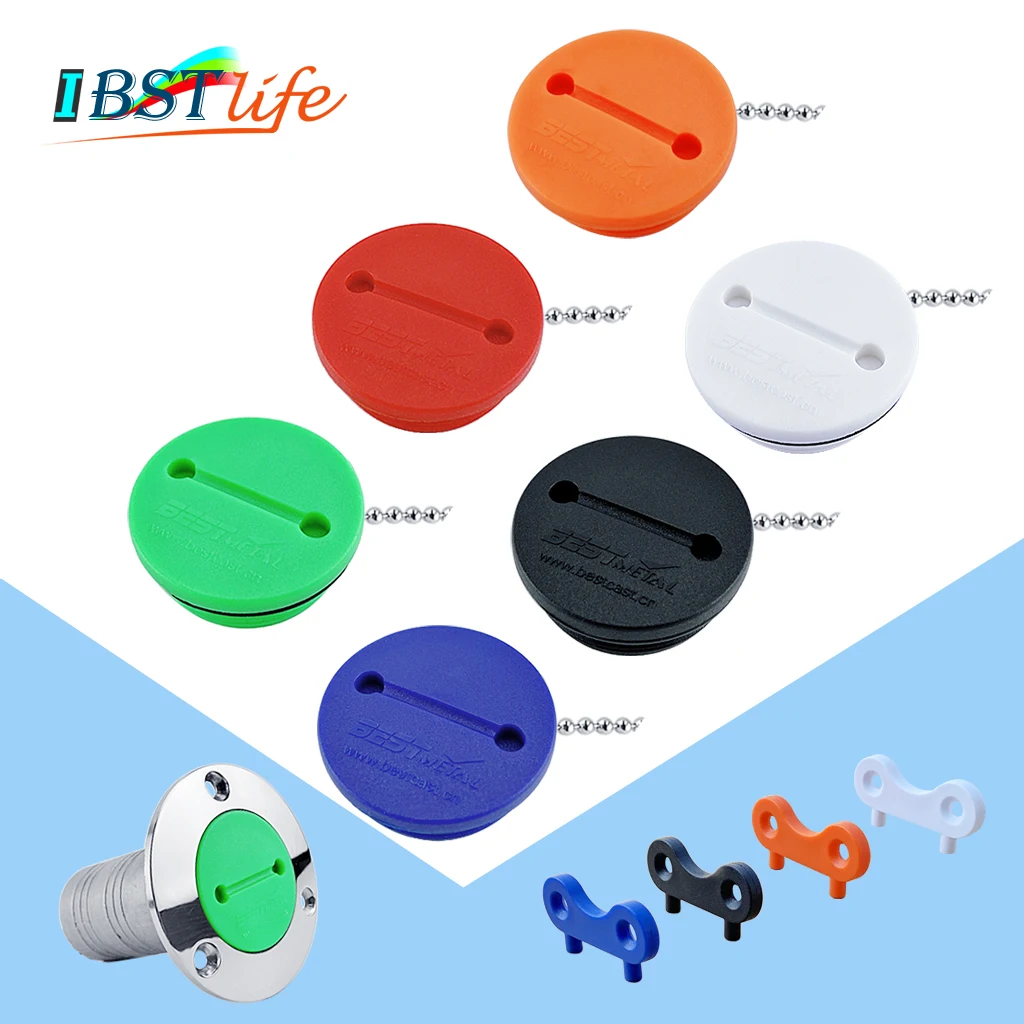 

1.5 inch Nylon Plastic Deck Fill Filler Cap Fuel Water Gas Waste With Rubber Gasket Sealing Boat Marine Replacement Accessories