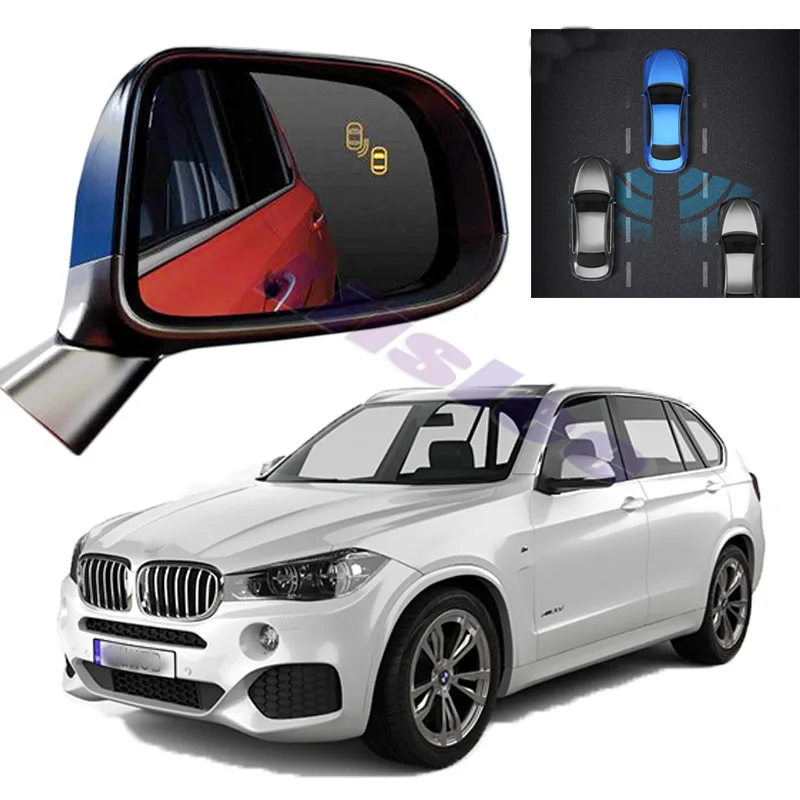 

Автомобильная система опоПредупреждение щения о вождении с радаром BSM BSD BSA, зеркало обнаружения для BMW X5 F15, 2013, 2014, 2015, 2016, 2017, 2018