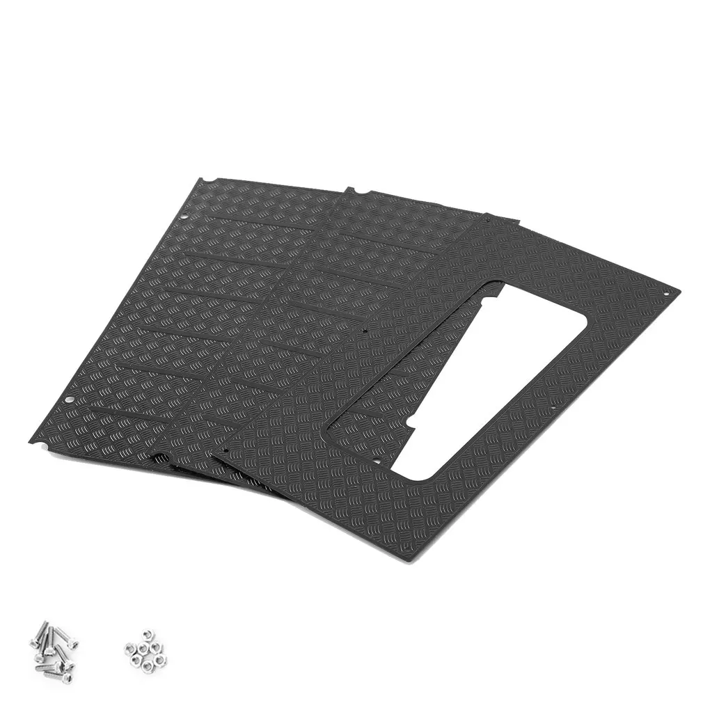 

RC Model Metal Anti-skid Plate Luggage Rack Door Sunroof Decoration For 1/10 RC Crawler Car Defender Traxxas TRX4 TRX-4 82056-4