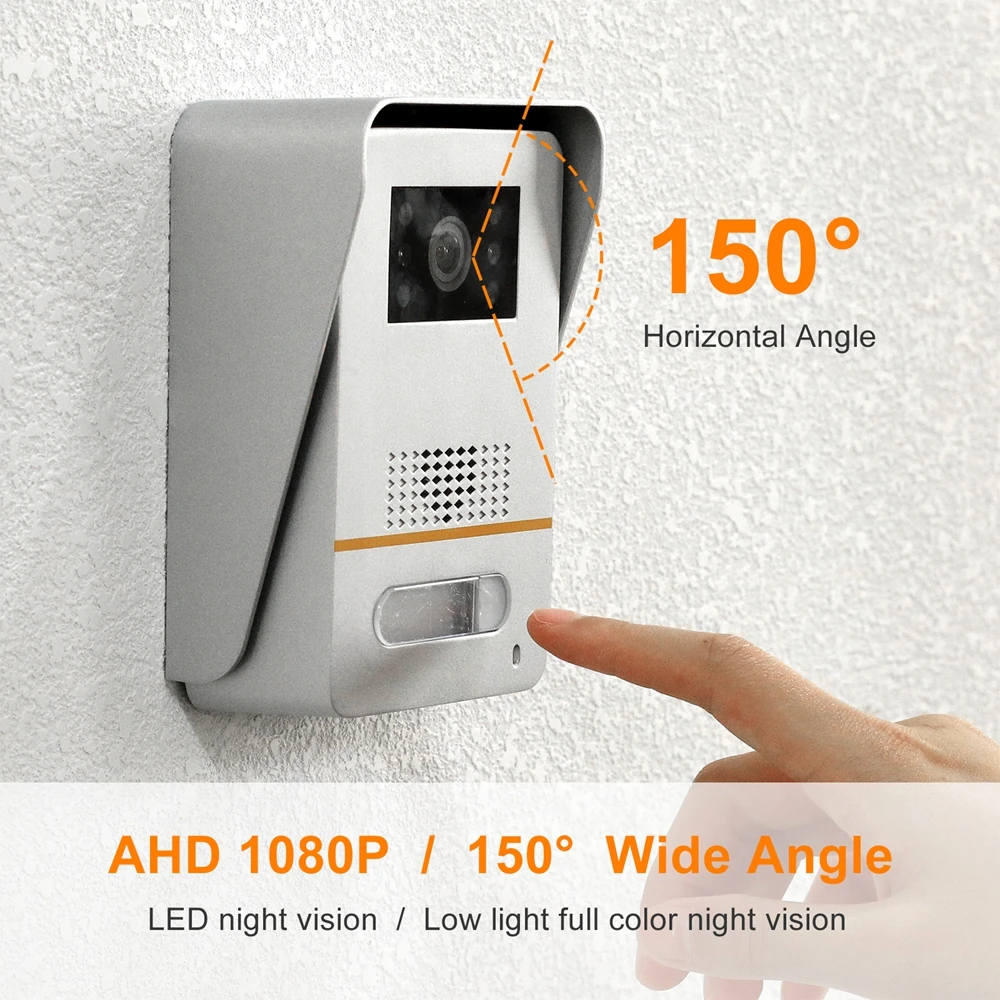 Беспроводной Wi-Fi видеодомофон Anchencoky с замком поддержка смартфона Удаленная