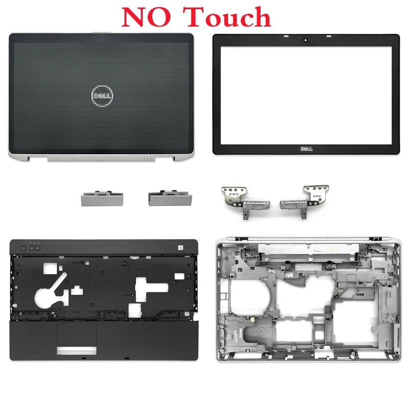 Новая задняя крышка для ноутбука Dell Latitude E6530/Передняя панель/петли/Упор рук