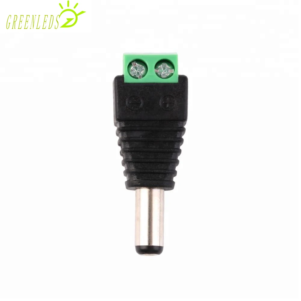 5 шт. Женский + 5 шт. Мужской разъем для постоянного тока 2,1 * 5,5 мм адаптер питания для подключения кабеля для одноцветных лент SMD3528/5050/2835.
