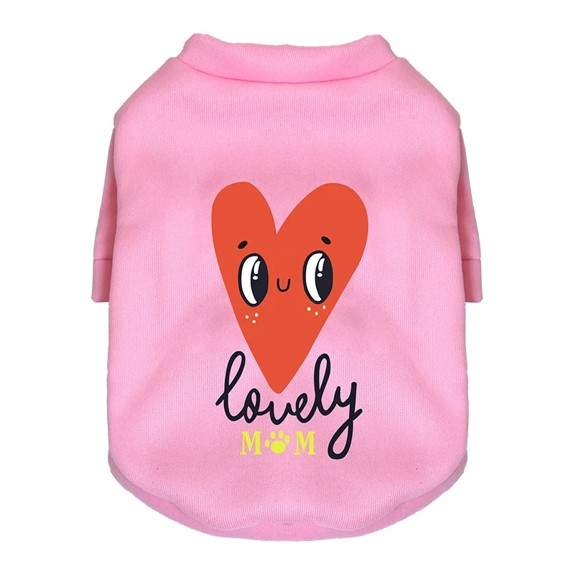 Повседневная хлопковая толстовка для домашних животных теплая футболка из флиса