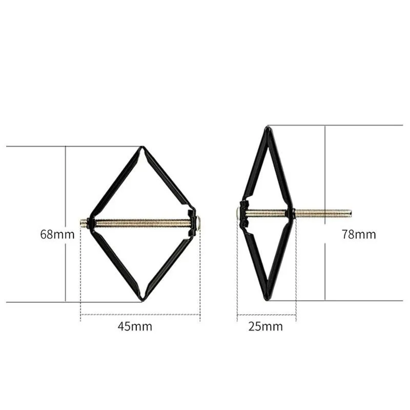 

6pcs Wall Mount Switch Box Repair Tool Secret Stash Support 86mm Rod Repairer 120 Electrician Switch 118 Accessories Casset P1T0