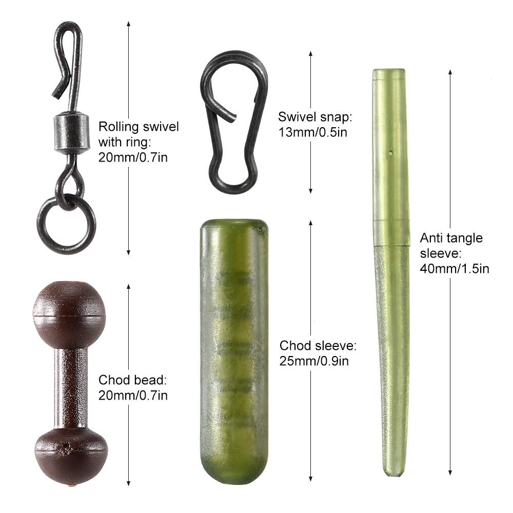 Рыболовные аксессуары набор рыболовных снастей Резиновый рукав Chod бусины