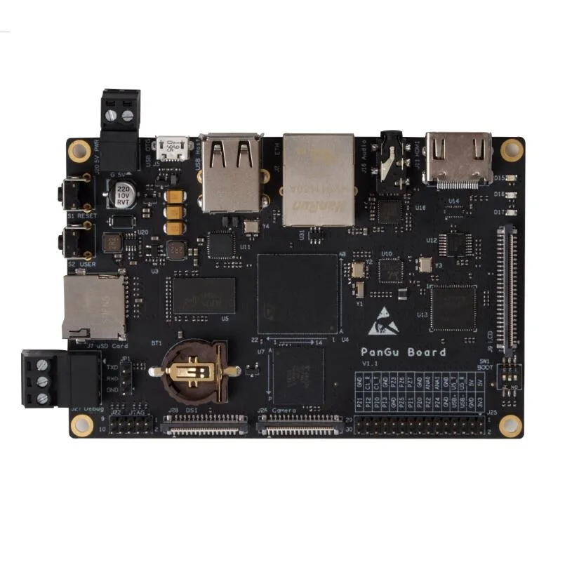 1 шт. набор для разработки i2SOM PanGu ARM Linux с STM32MP1 серии STM32MP157A MCU и акриловой оболочкой