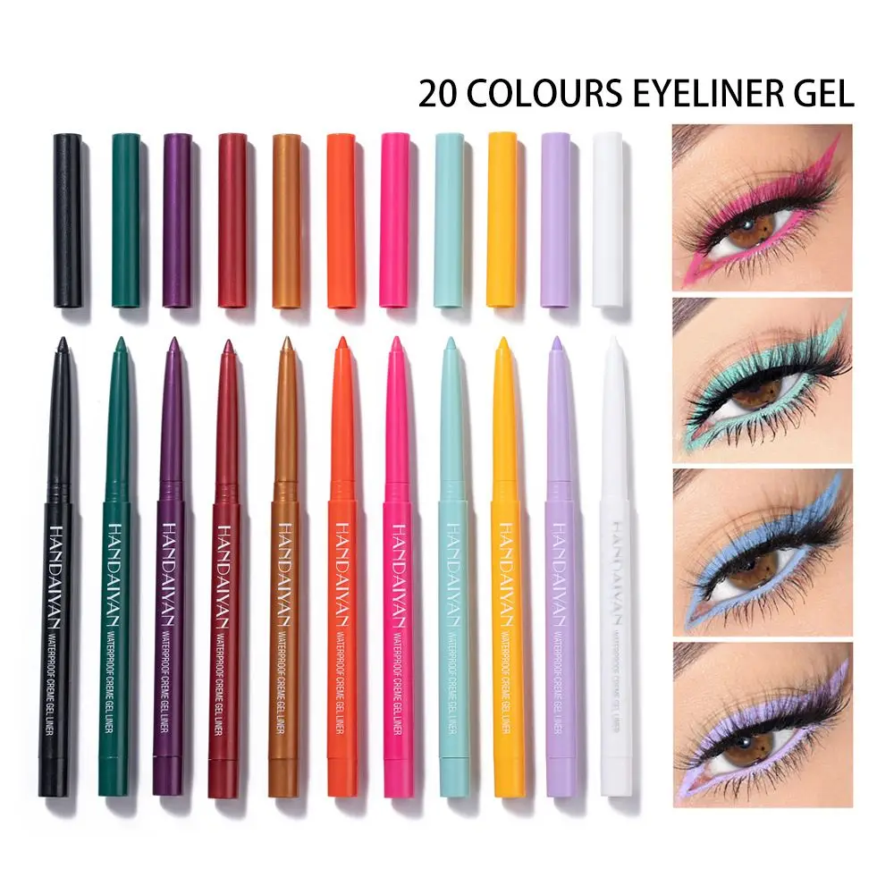 

1PC Eyeliner Waterproof Long-lasting Quick-dry Liquid Eyeliner Pencil Neon Colorful Eyeliner Pen Makeup Beauty Tools