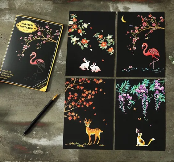 Картина для рисования по методу Монтессори Волшебная картина от царапин