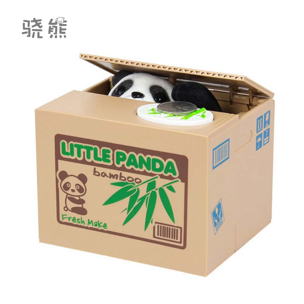 

Little Panda Itazura Automated Steal Coin Piggy Bank Savings Box