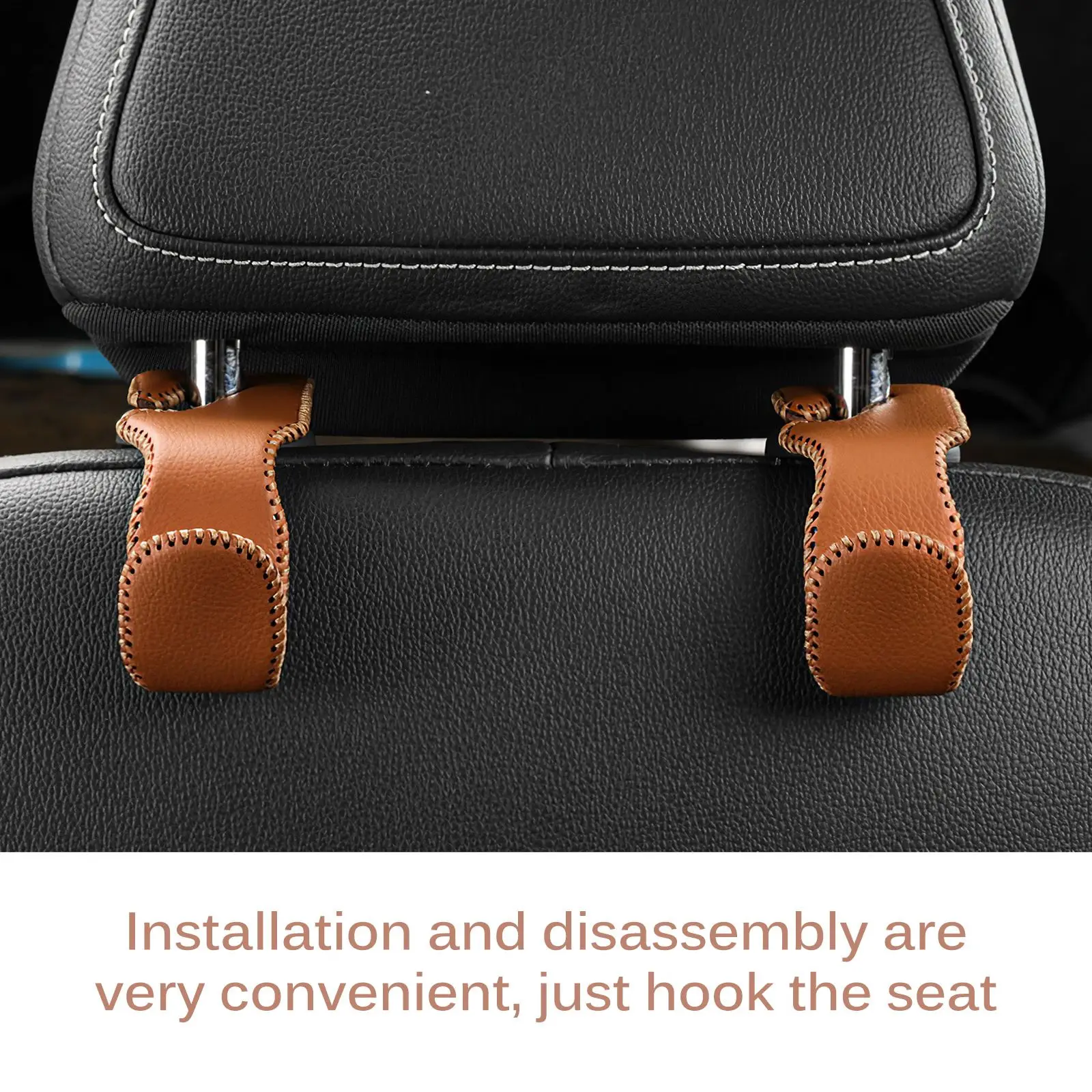 

Новые универсальные автомобильные аксессуары для внутреннего интерьера, держатель для хранения автомобильных сумок, кошельков, тканевых у...