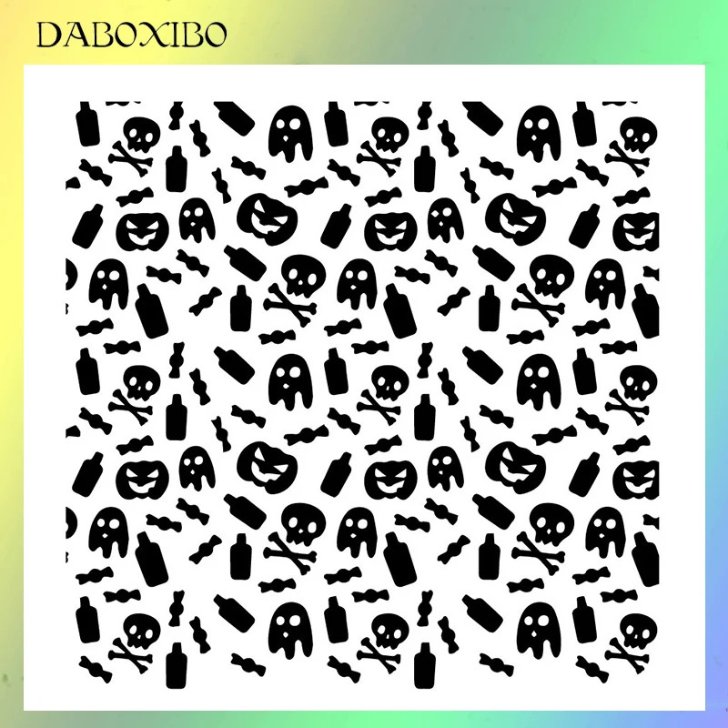 Симпатичные прозрачные штампы DABOXIBO для иллюстрации на Хэллоуин