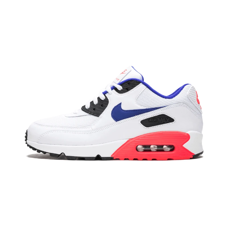 Оригинальные мужские кроссовки для бега Nike Air Max 90 эфирные, износостойкие, классические, спортивные, уличные, сетчатые, дышащие кроссовки 537384-111