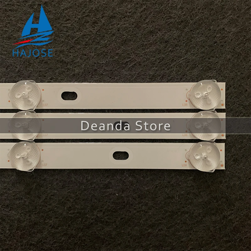 Светодиодная лента для подсветки 735 мм 8 светодиодов фотолампы 80105 E395DM1000 MCPCB 6 в/LED |