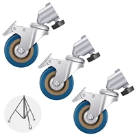 neewer 3 packs professional swivel caster wheels with 22mm diameter for photography light stand for studio photo video shooting
