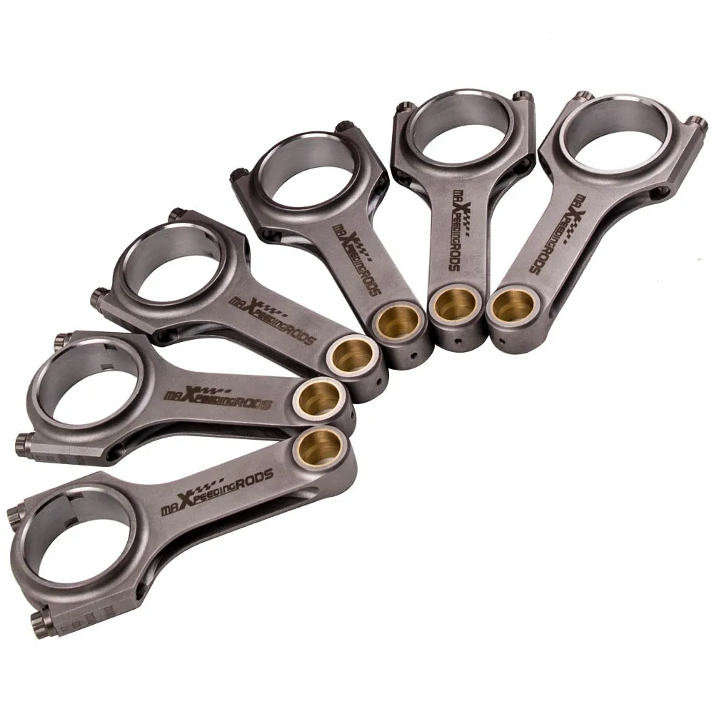 

Connecting Rods for VW VR6 Golf Corrado 2.8 2.9 Conrods 164mm ARP Bolts H BEAM 4340 Steel for III 2.8L 2.9L VR6 Conrod Piston