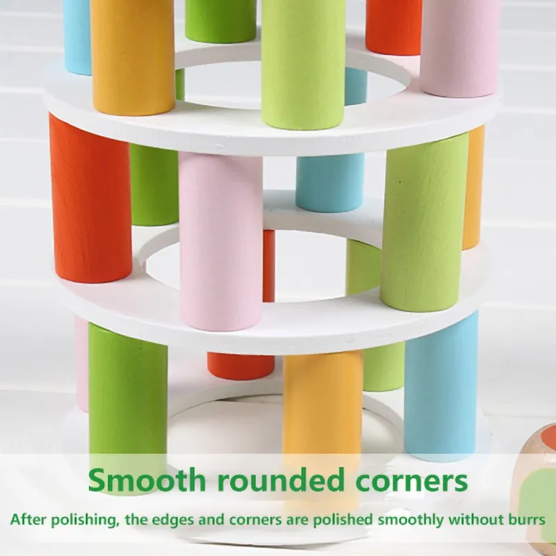 

Baby Toys Children's Early Teachers Table Game Balance Puzzle Parent-child Interactive Wooden Toys