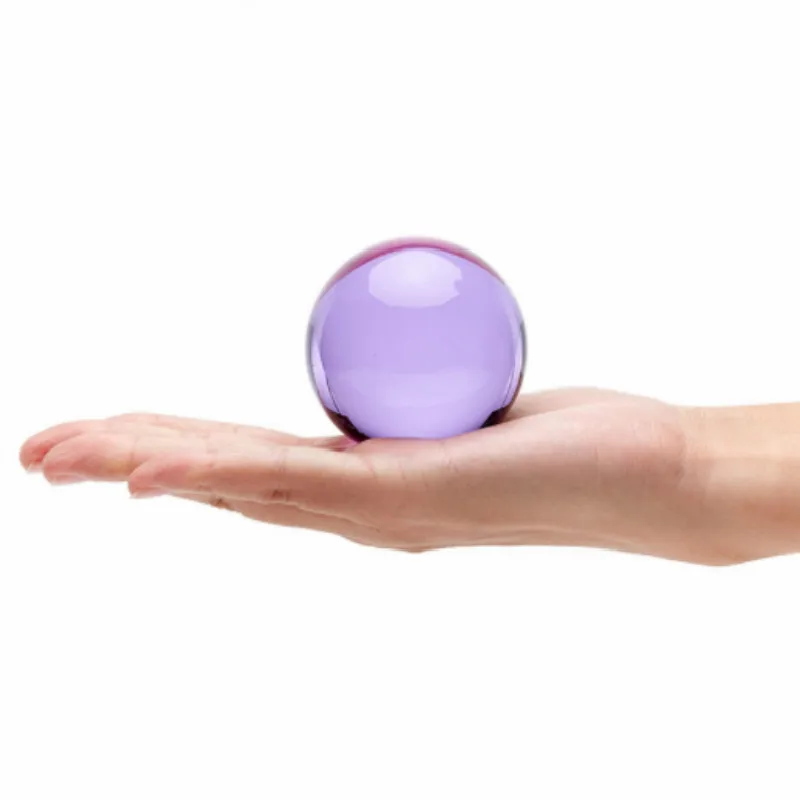 30mm-100mm Lilac Crystal Ball Asian Rare Obsidian Sphere Healing Stone Decor Feng Shui | Лампы и освещение
