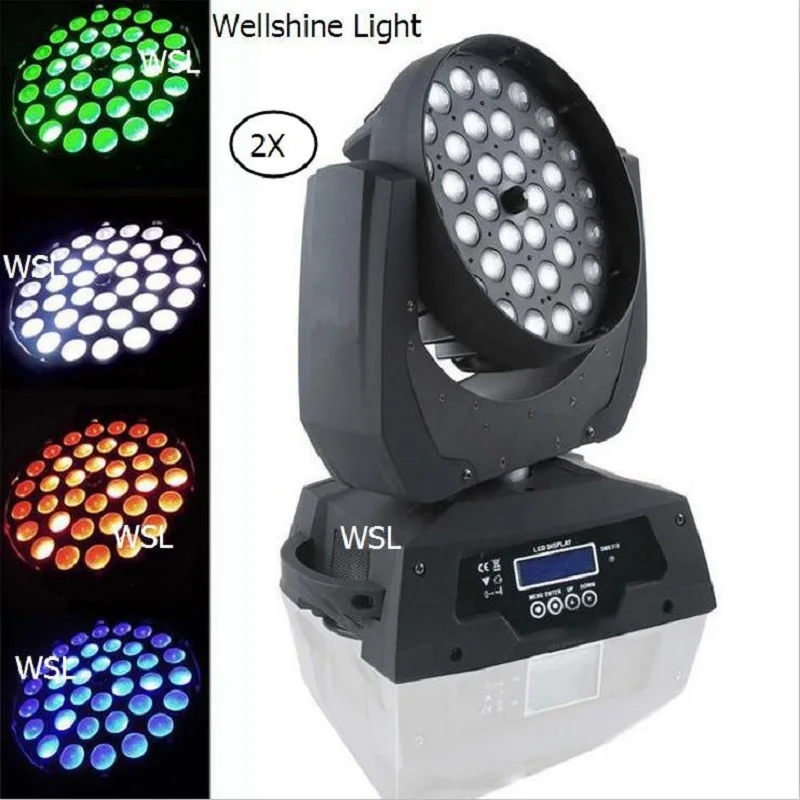 8 шт./лот 36*10 Вт мобильные головки 10 led zoom движущаяся головка для свадебвечерние
