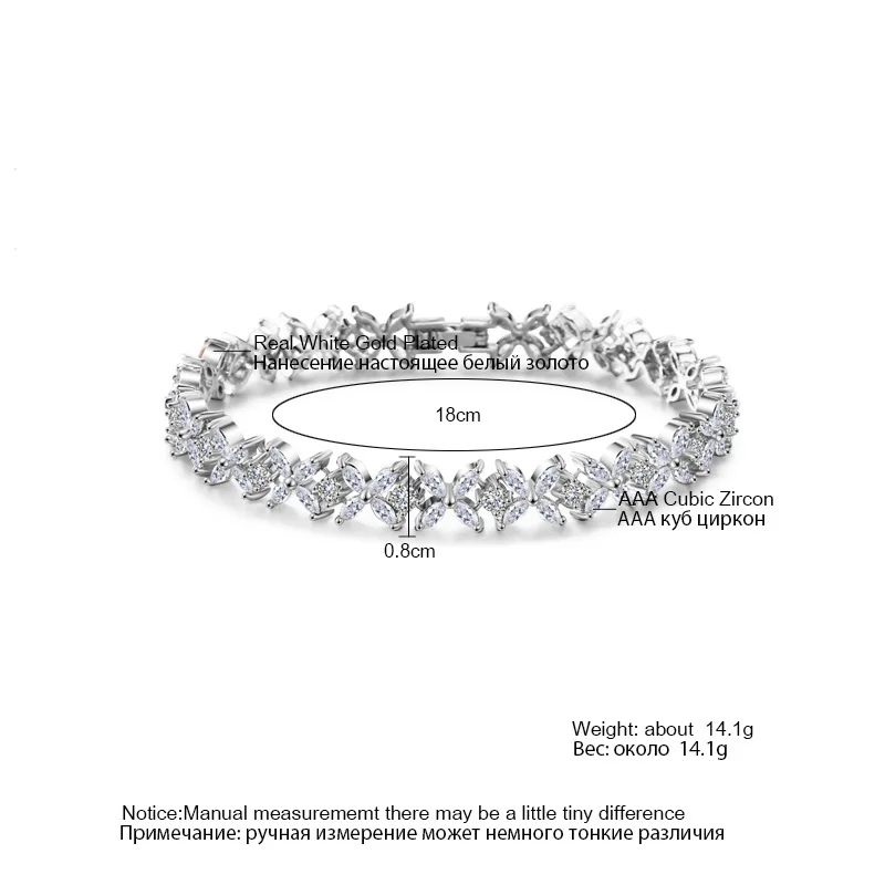 

2021 New Luxury 925 Sterling Silver Bracelet Bangle For Women Anniversary Gift Jewelry Wholesale S6104