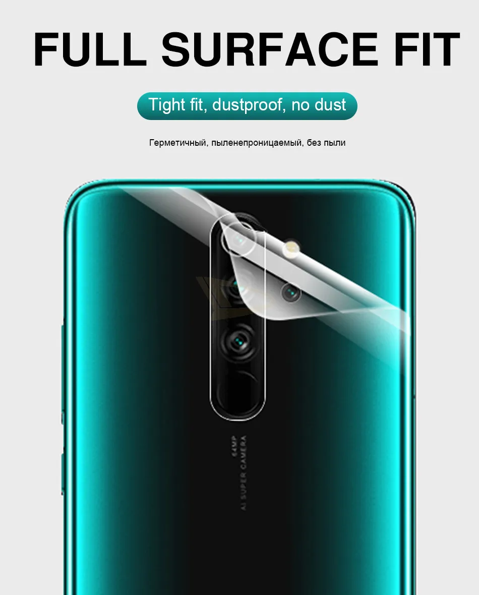 3-1 шт 100D задняя крышка Гидрогелевая пленка для Xiaomi Redmi 4X Note 8 Pro 7 K20 мягкая защитная пленка задняя защитная пленка