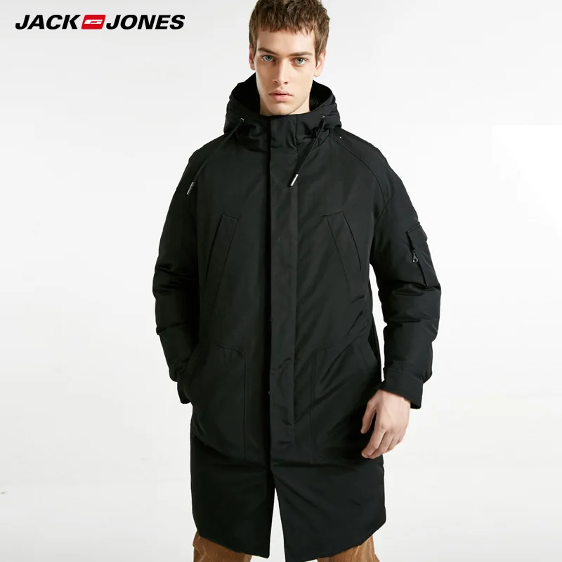 JackJones мужская зимняя куртка с капюшоном средней длины | 218412548