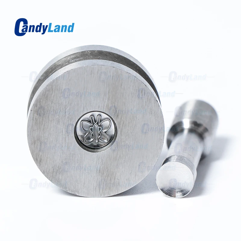 

CandyLand Butterfly Logo Tablet Die Pill Press Mold Candy Punching Die Custom Logo Calcium Tablet Punch Die For TDP0 Machine