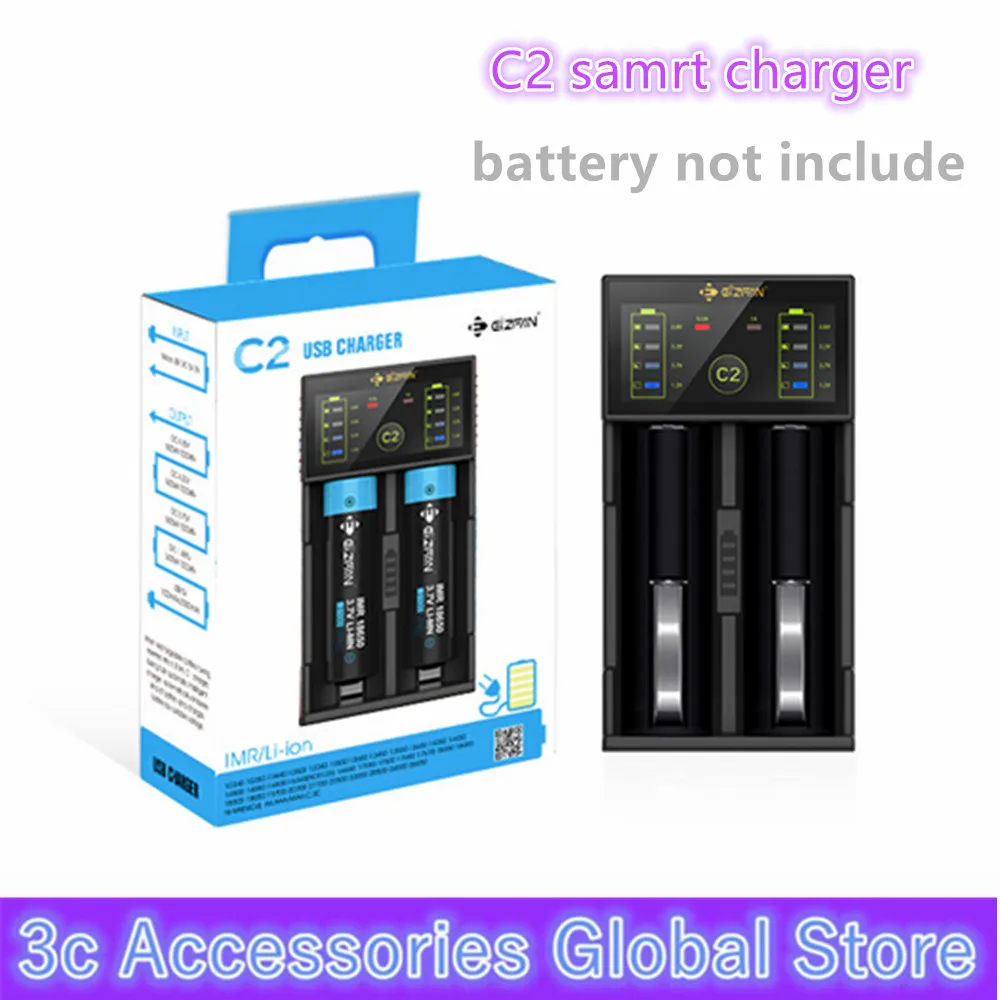 Elan Eizfan C2 Универсальное зарядное устройство 2 слота 5 в 1A usb led Интеллектуальный