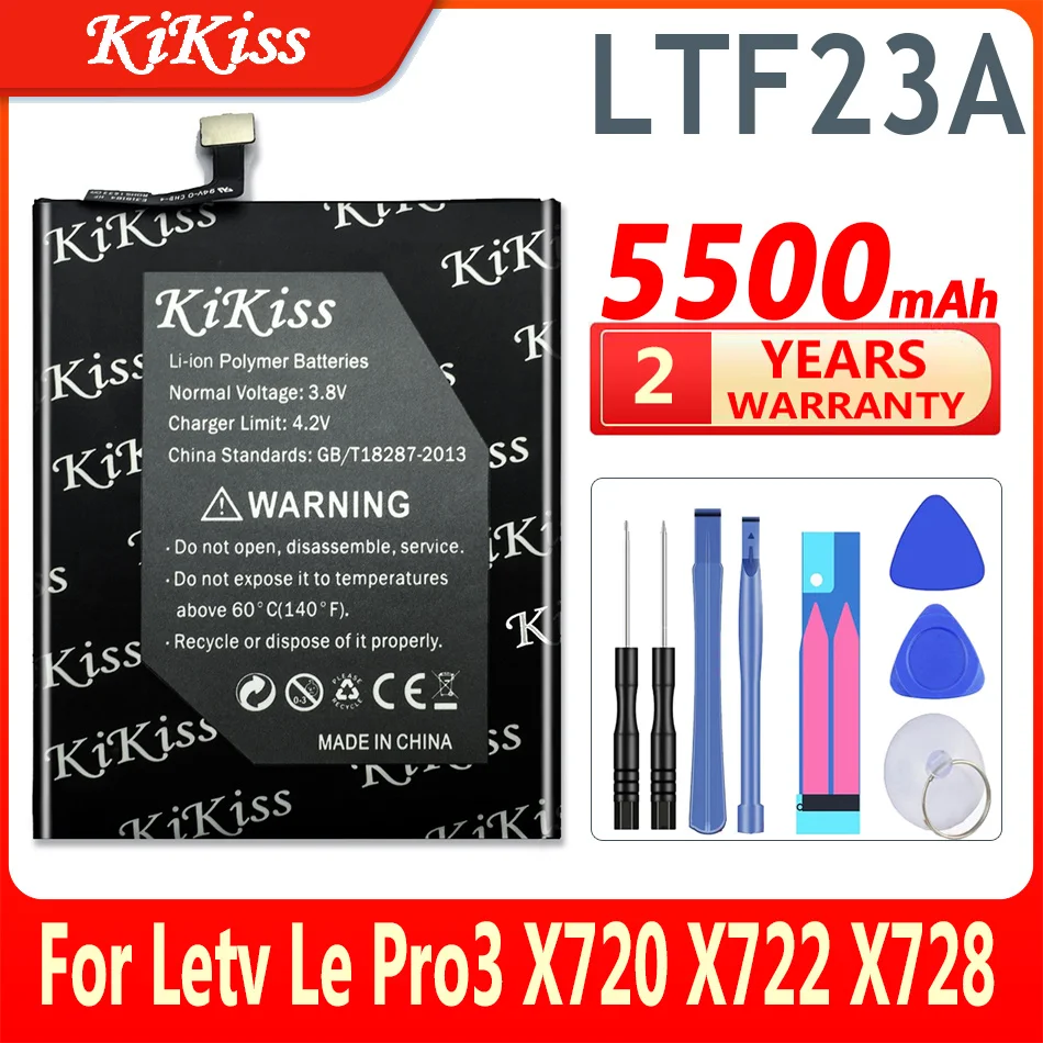 

5500mAh Good quality Real LTF23A Battery For Letv LeEco Le Pro 3 X720 X722 X728 Pro3 Mobile Phone Battery Replacement