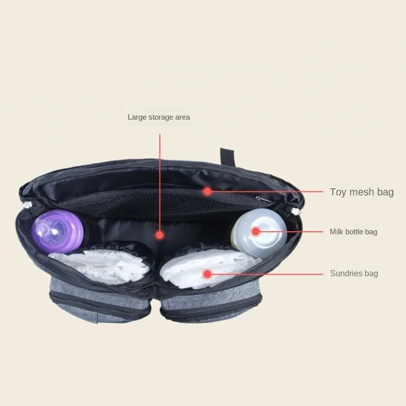 Подвесная сумка для детской коляски Большая вместительная мамы Детские