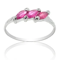 simple 925 silver ruby ring for daily wear 2 5mm5mm natural ruby silver ring sterling silver ruby jewelry gift for woman