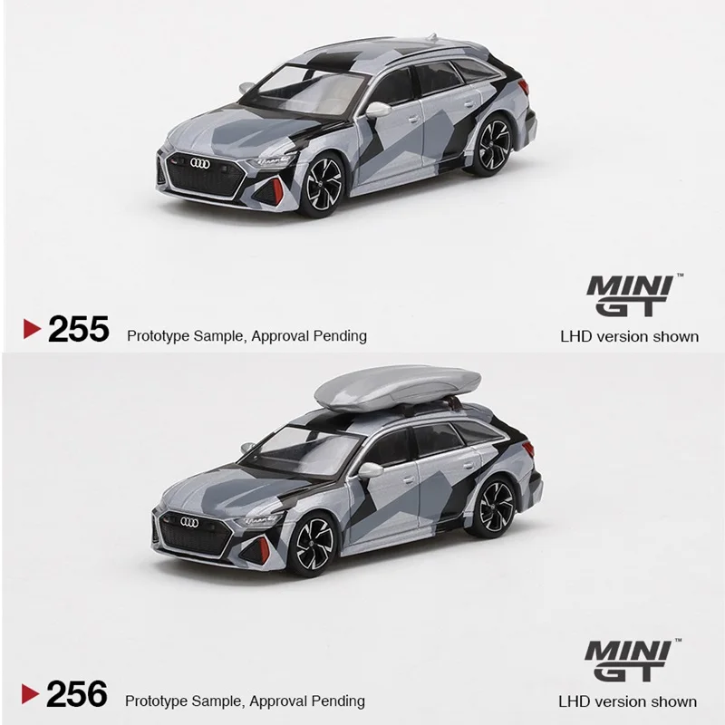 

Мини GT 1:64 RS6 Avant серебристый цифровой камуфляж, китайская эксклюзивная литая модель автомобиля