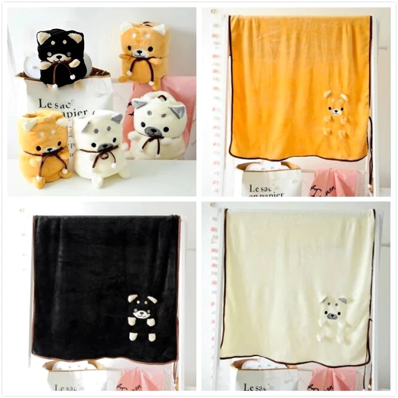 Новинка 2019 летнее фланелевое одеяло с рисунком Сиба ину офисное для сна