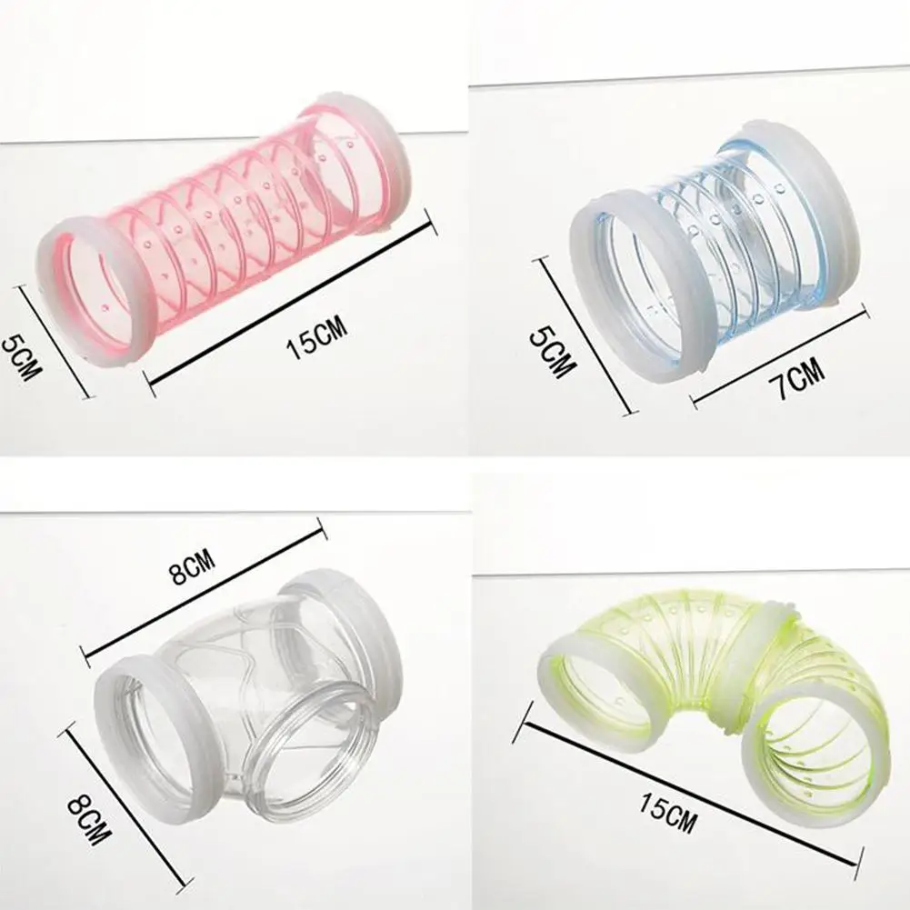 

Transparent Hamster Rat Squirrel Cage Tunnel Tube Climbing Toy Small Pet Supply Detachable Small Pet Special Entertainment Toy