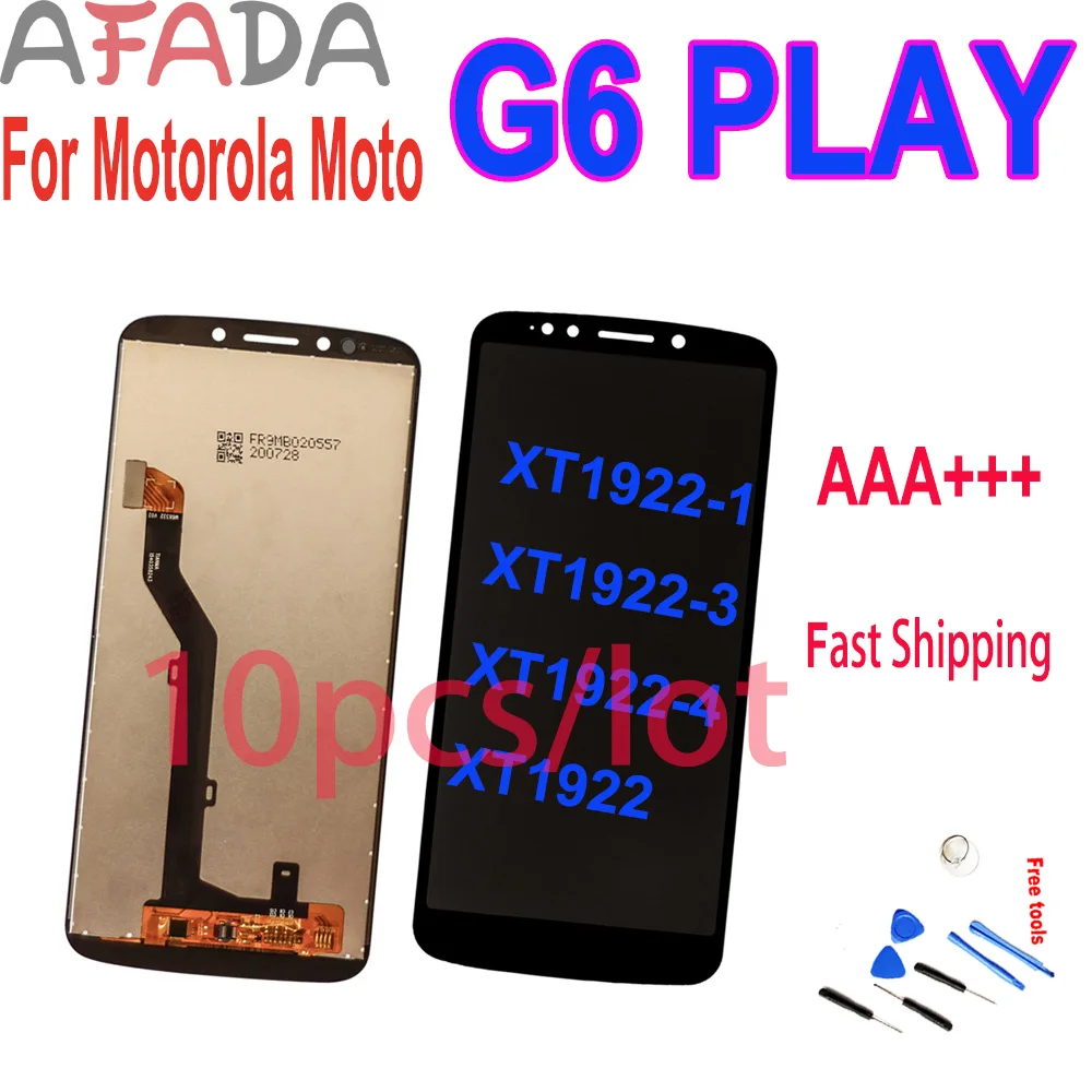 

10PCS/LOT 5.7"LCD For Motorola Moto G6 Play Touch Screen XT1922-1 Display XT1922-3 XT1922-4 Digitizer XT1922 Replacement Parts