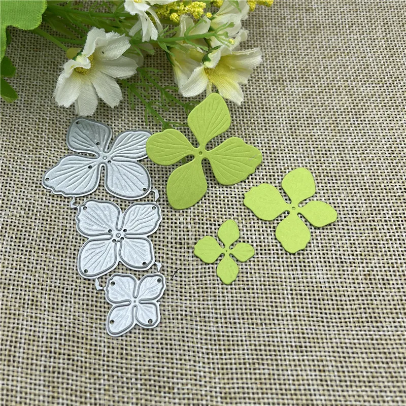 Брелок с металлической высечкой в форме цветка шейкер сердечком бумажный брелок