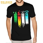 Оптовая продажа футболок ниндзя аниме 4XL мужские футболки с логотипом