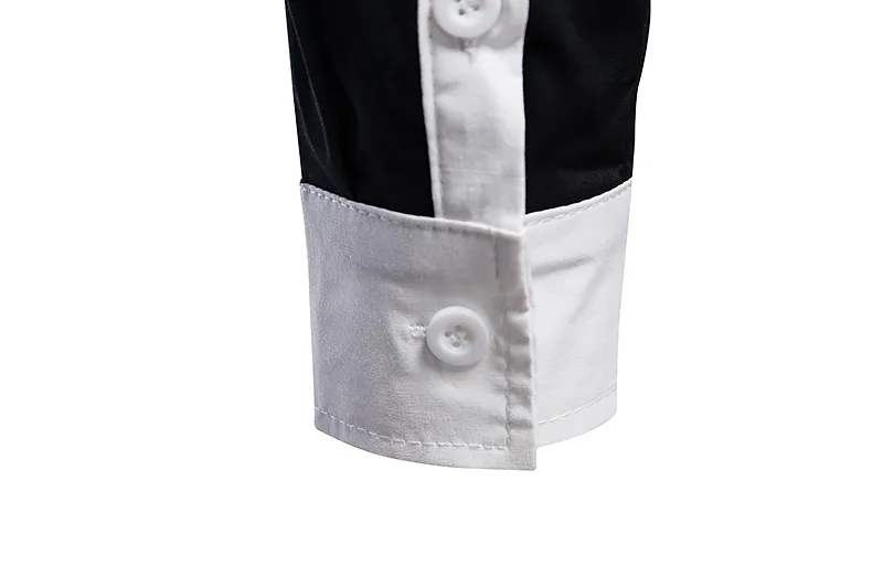 

Men's Long Sleeve Plaid Patchwork Casual Shirt Front Zipper Design Turn-down Collar Slim Fit Shirts Western Cowboy Mens Shirts