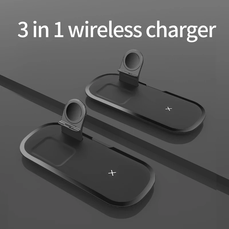 

New tech tablet 3 in 1 multifunctional mobile chargers for cellphone smart watch airpods wireless charging station