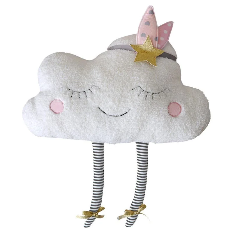 Cloud Baby Decorative Cushion for Sofa Chair Plush Toys Stuffed Doll Kids Room Decor Throw Pillows Car Back Cushions