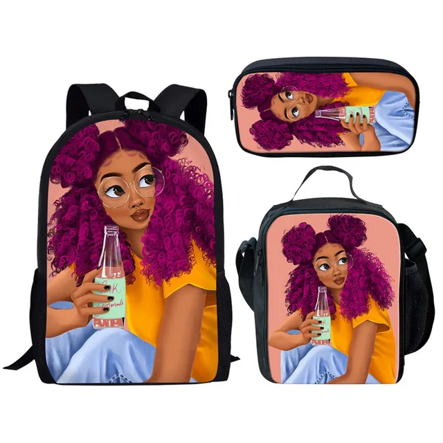 3 шт./компл. маленький детский сад изящного искусства афро рюкзак для девочек детские школьные сумки для детей школьный рюкзак малышей школьная сумка мочила для детей - Цвет: Флуоресцентный зеленый
