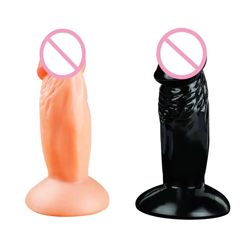 10 см * 3 ПВХ силиконовый маленький большой фаллоимитатор для женщин реалистичный