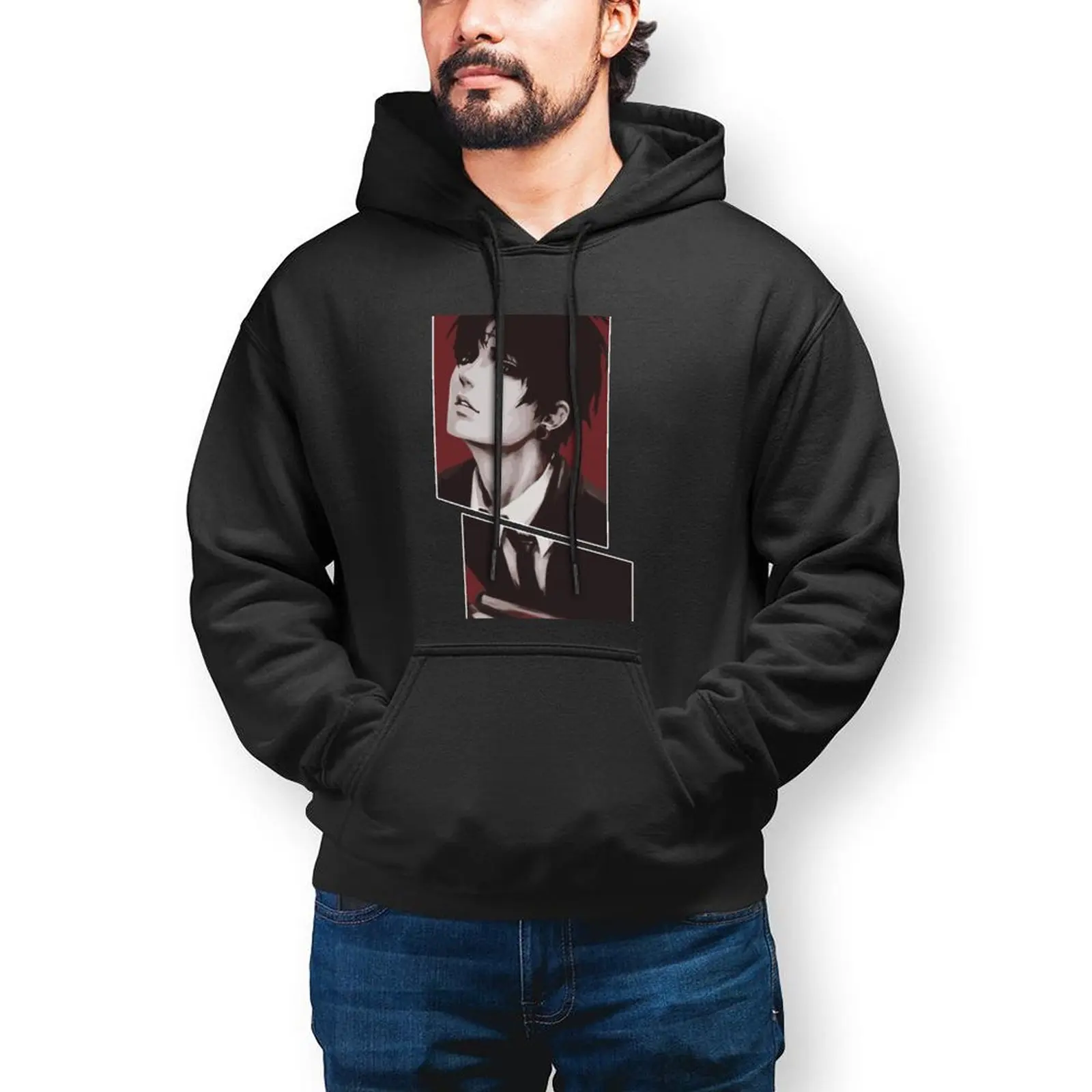 

Hunter X Hunter Hoodies Winter Cotton Hoodie Fashion Loose Long Length Pullover Hoodie Mens X