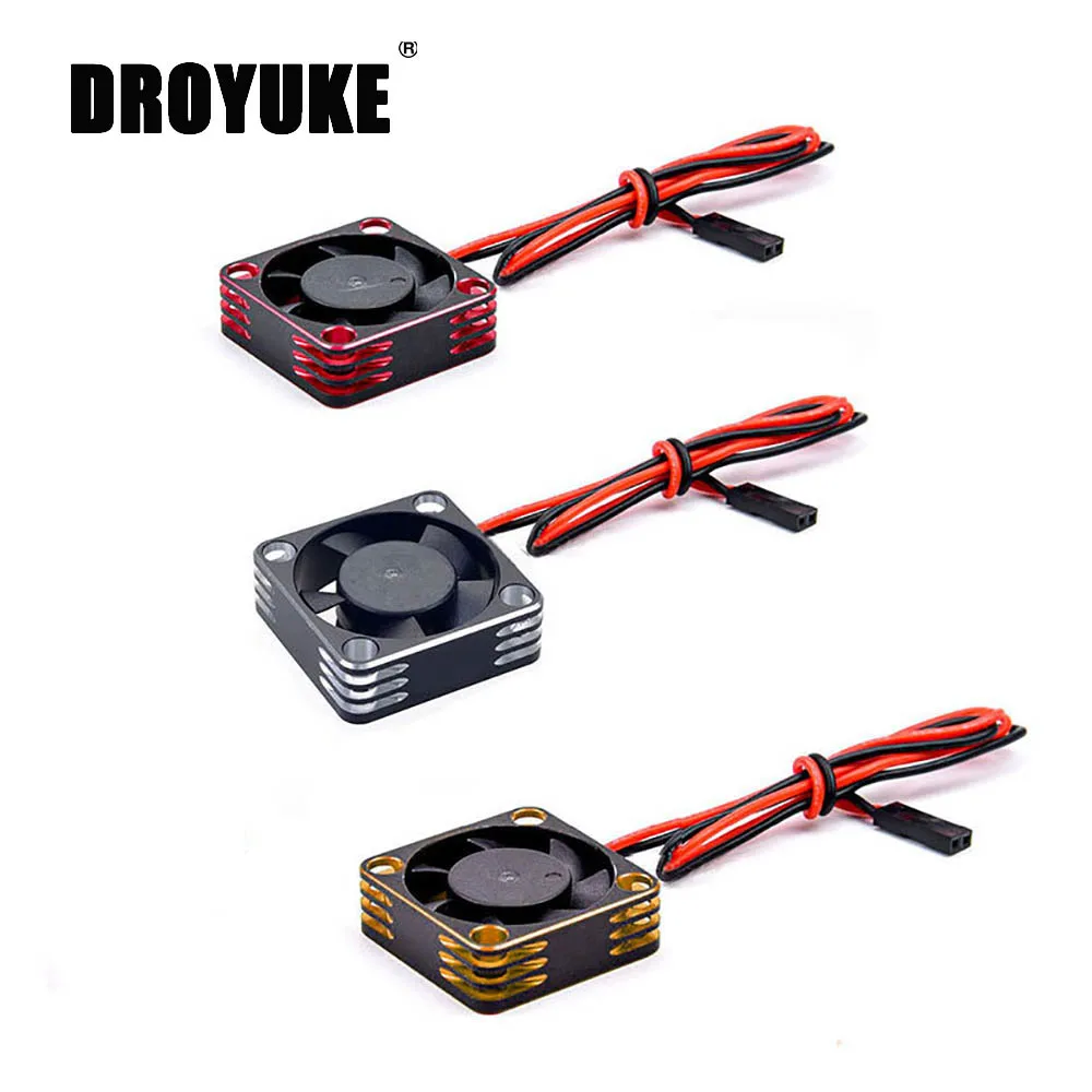 

Крышка радиатора двигателя Droyuke 540, 550, с охлаждающим вентилятором, радиоуправляемые детали, бесколлекторный Алюминиевый Электрический 1/10 для HSP Himoto Redcat