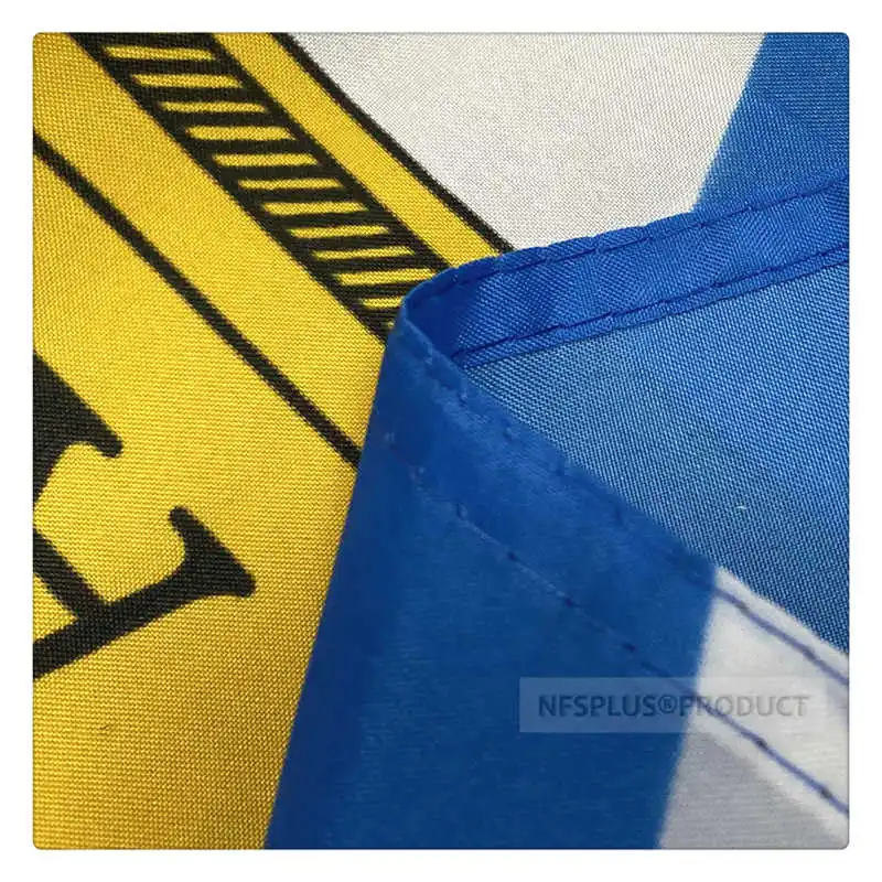 Немецкий флаг штата Бавария 90x150 см полиэстер эпонж Орлан с печатью Германии