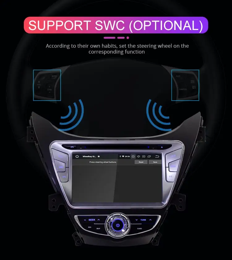 Besina Android 9,0 автомобильный dvd-плеер для HYUNDAI ELANTRA/i35/AVANTE 2010 2011 2012 2013 gps стерео Мультимедиа 2 Din Автомобильный Радио wifi