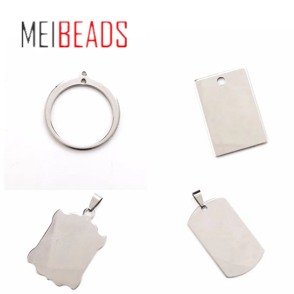 MEIBEADS 8 видов стилей простота геометрические кулоны для DIY ювелирных изделий