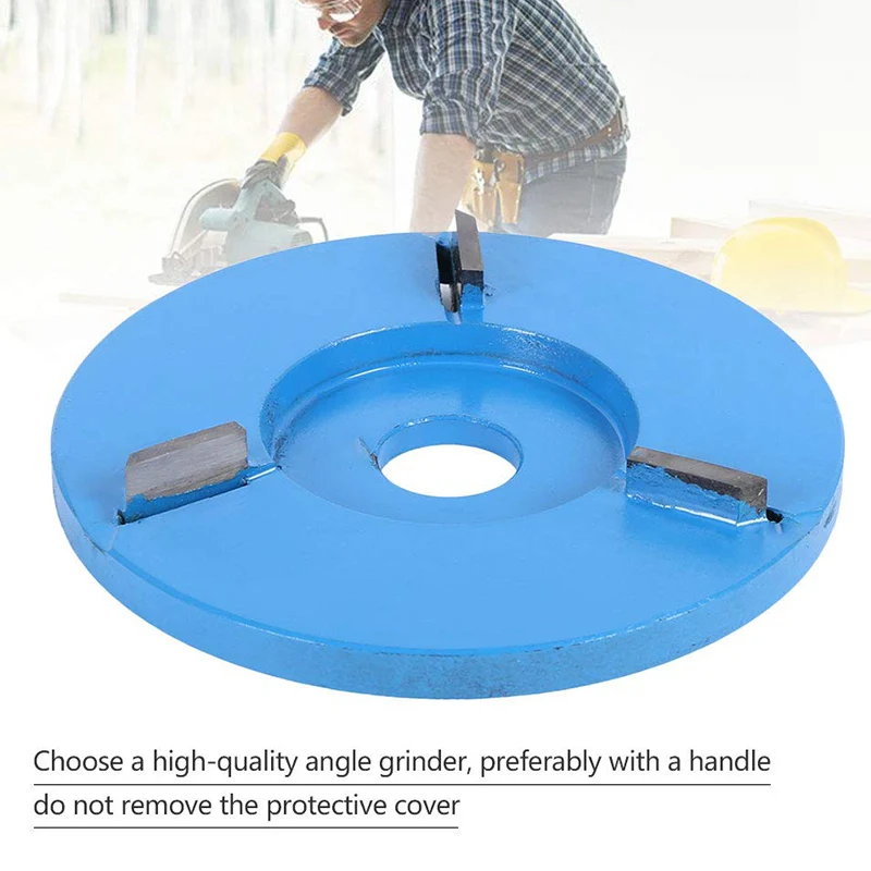 

Newly Wood Carving Disc Woodworking Engraving 4-tooth Milling Cutter for 16mm Aperture Angle Grinder MK