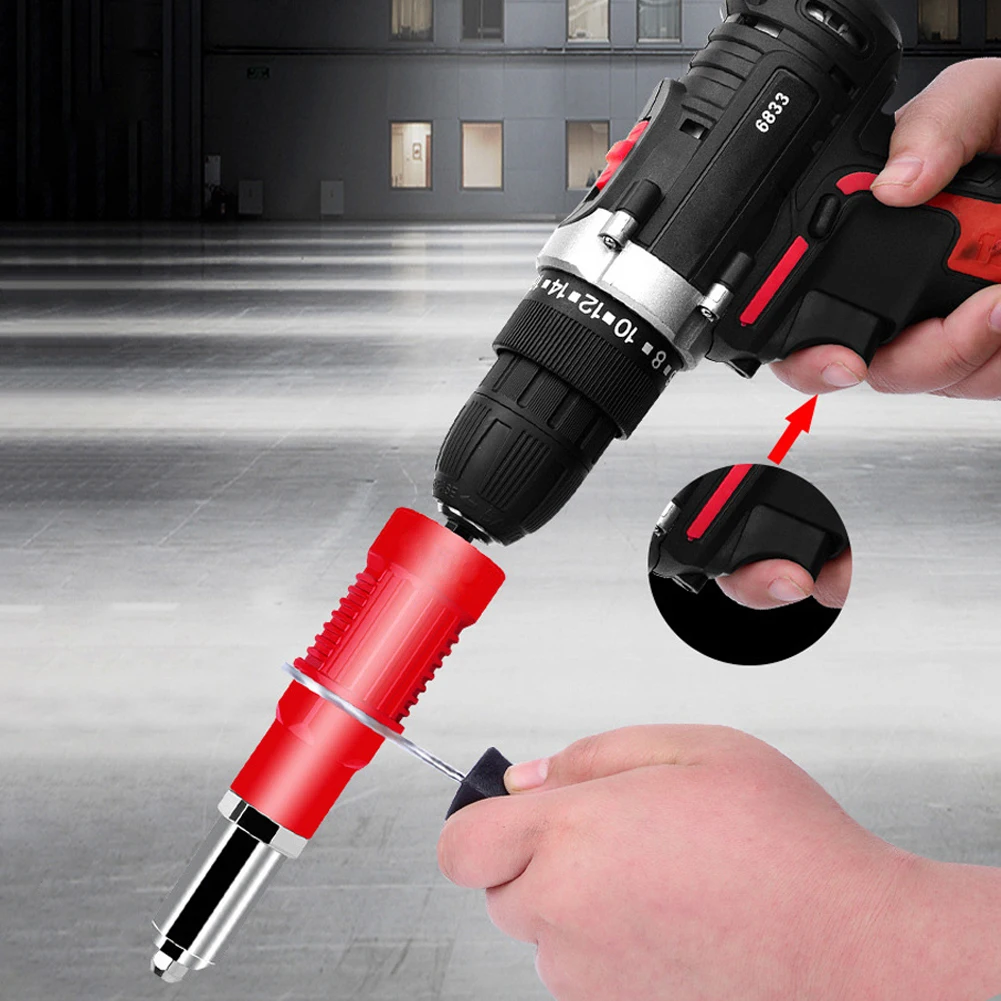 Электрический заклепочный пистолет клепальный адаптер запасная часть для